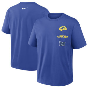 Nike NFL Rams Short Sleeve T-Shirt - Men's - Blue