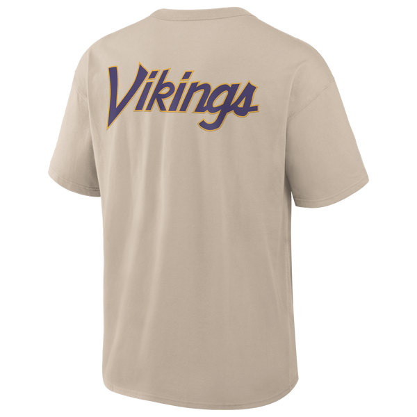 Nike NFL Vikings Short Sleeve T-Shirt - Men's - Beige - Image 3