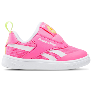 Reebok Club C Revenge - Girls' Toddler - White/Atomic Pink/Electric Yellow