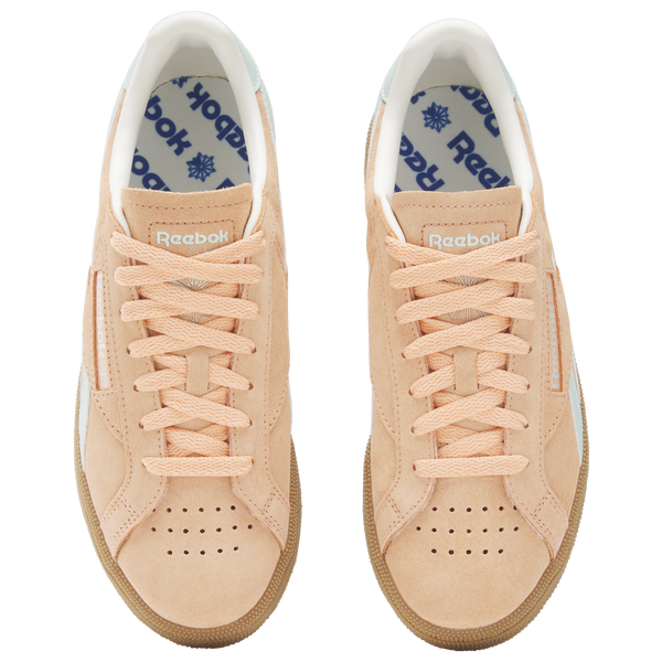 Reebok Club C Grounds UK - Women's - Sunkissed Orange/Chalk/Glitch Aqua - Image 3