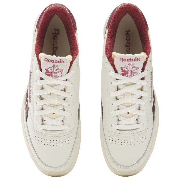Reebok Club C Revenge Vintage - Men's - Vintage Chalk/Paper White/Classic Burgundy - Image 3