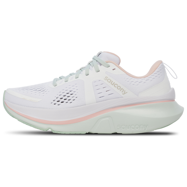 Saucony Guide 18 - Women's - White/Mist/Pink - Image 2