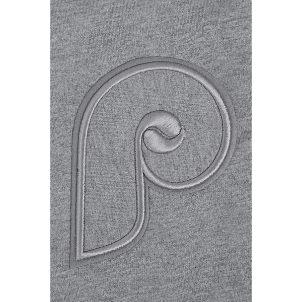 Pro Standard PHILLIES NEUTRAL CJ DROP SHOULDER TEE - Men's - Dark Heather Gray - Image 5
