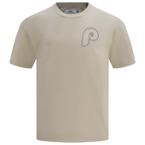 Pro Standard PHILLIES NEUTRAL CJ DROP SHOULDER TEE - Men's - Taupe