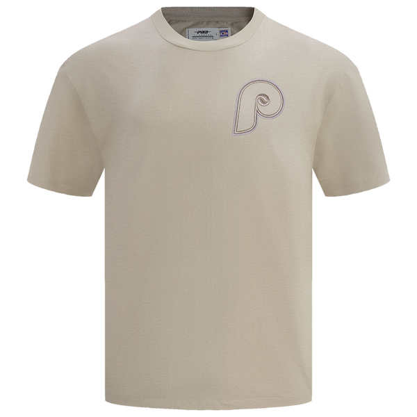 Pro Standard PHILLIES NEUTRAL CJ DROP SHOULDER TEE - Men's - Taupe