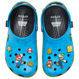 Crocs Super Mario Game Classic Clogs - Men's - Multi/Blue