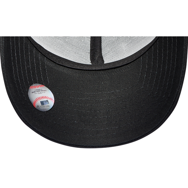 New Era Braves 9Forty A Frame Cap - Men's - Black/White - Image 6