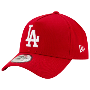New Era Dodgers 9Forty A Frame Cap - Men's - Red/White