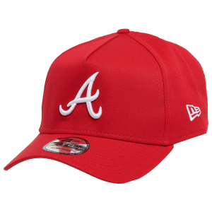 New Era Braves 9Forty A Frame Cap - Men's - Red/White