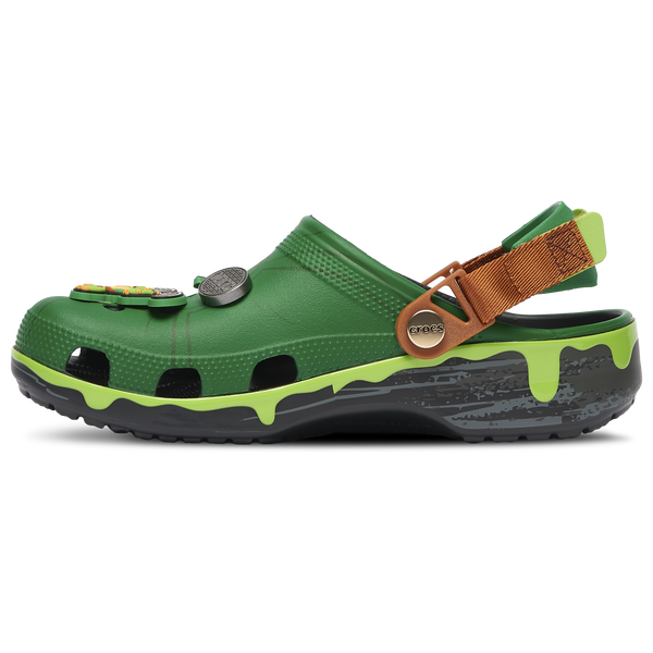 Crocs TMNT Classic Clogs - Men's - Black/Green/Brown - Image 3