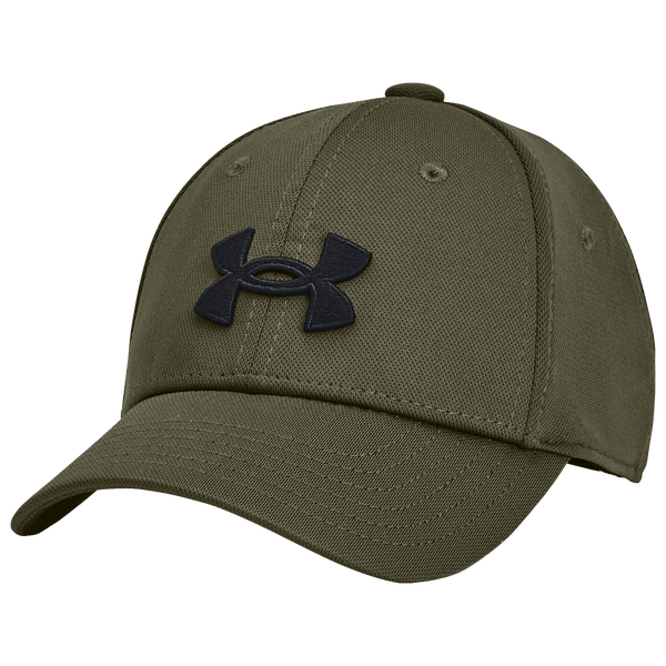Under Armour Blitzing Cap - Boys' Grade School - Black/Marine Od Green