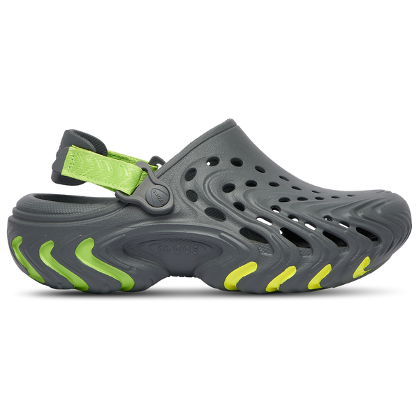 Crocs Echo II Clogs - Boys' Grade School - Green Burst/Black