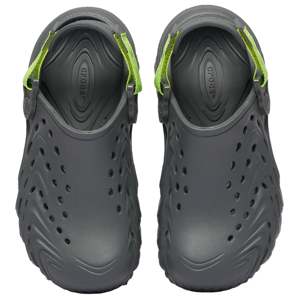 Crocs Echo II Clogs - Boys' Grade School - Green Burst/Black - Image 4