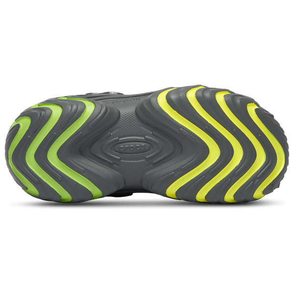 Crocs Echo II Clogs - Boys' Grade School - Green Burst/Black - Image 5