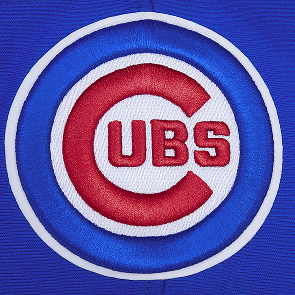 Pro Standard CUBS SCRIPT TAIL RIB FLC PO HOODIE - Men's - Royal Blue/Red - Image 5