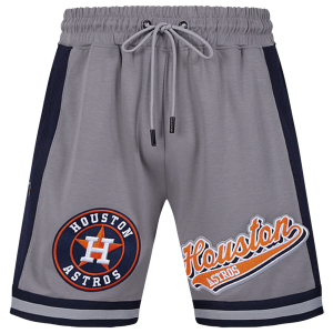 Pro Standard ASTROS SCRIPT TAIL DK 2.0 SHORT - Men's - Gray/Midnight Navy