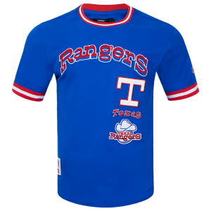Pro Standard RANGERS RETRO CLASSIC DK TEE - Men's - Royal Blue/Red