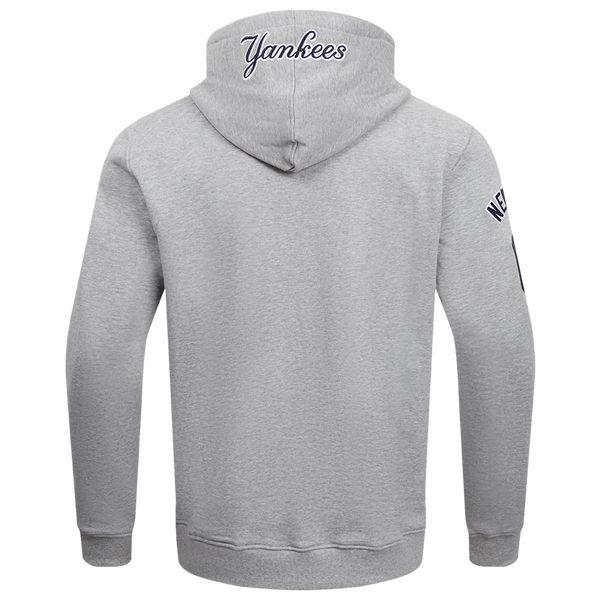 Pro Standard YANKEES OLD ENGLISH FLC PO HOODIE - Men's - Heather Grey - Image 2