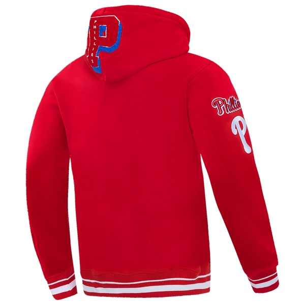 Pro Standard PHILLIES MASH UP M RIB FLC PO HOODIE - Men's - Red - Image 4