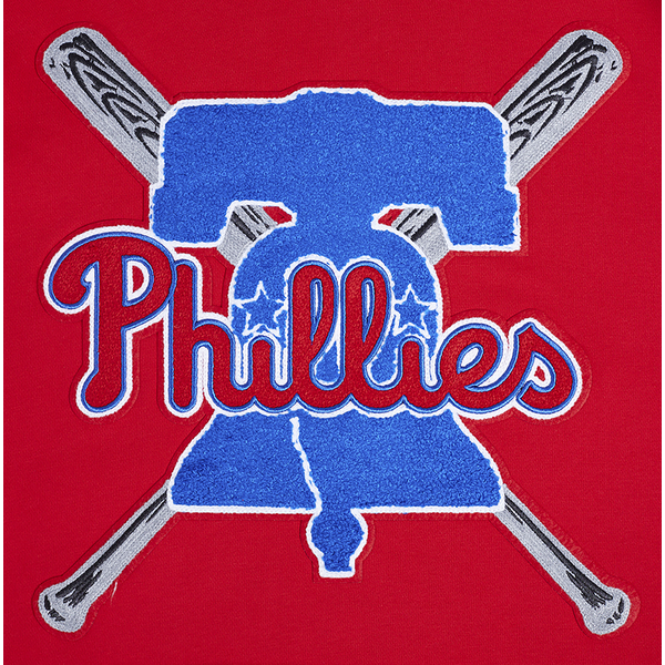 Pro Standard PHILLIES MASH UP M RIB FLC PO HOODIE - Men's - Red - Image 5
