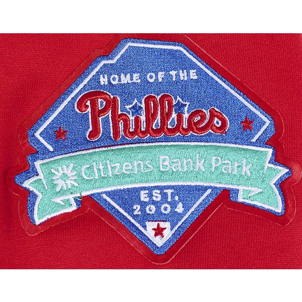 Pro Standard PHILLIES MASH UP M RIB FLC PO HOODIE - Men's - Red - Image 6