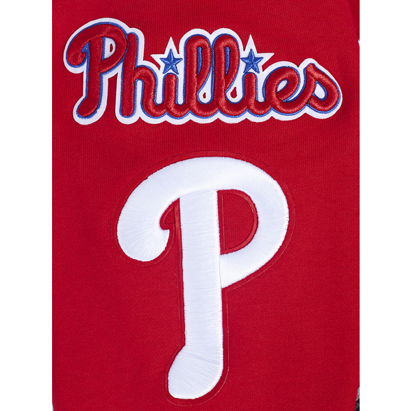 Pro Standard PHILLIES MASH UP M RIB FLC PO HOODIE - Men's - Red - Image 7