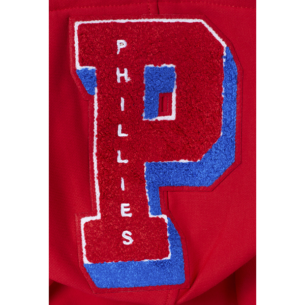 Pro Standard PHILLIES MASH UP M RIB FLC PO HOODIE - Men's - Red - Image 8
