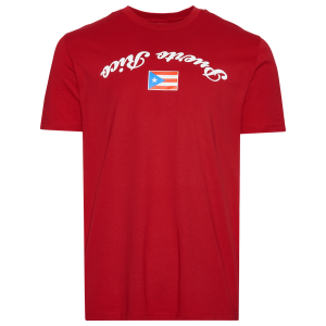 New Era Puerto Rico Upside Down T-Shirt - Men's - Red/White/Blue