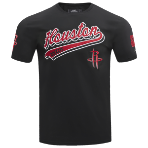 Pro Standard ROCKETS SCRIPT TAIL SJ TEE - Men's - Black