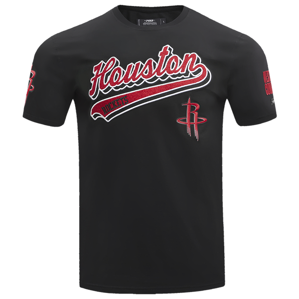 Pro Standard ROCKETS SCRIPT TAIL SJ TEE - Men's - Black
