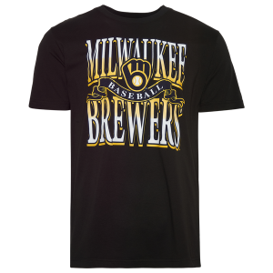 New Era Brewers Short Sleeve T-Shirt - Men's - Black