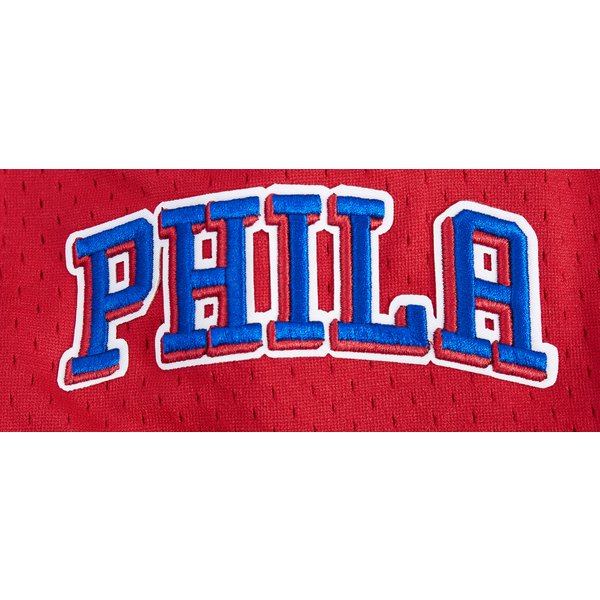 Pro Standard 76ERS SCRIPT TAIL DK 2.0 SHORT - Men's - Royal Blue/Red - Image 8