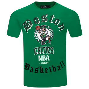 Pro Standard CELTICS OLD ENGLISH SJ TEE - Men's - Kelly Green