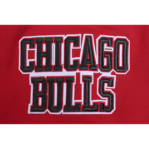 Pro Standard BULLS OLD ENGLISH FLC PO HOODIE - Men's - Red - Image 6