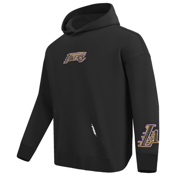Pro Standard Lakers Pullover Hoodie - Men's - Black - Image 3