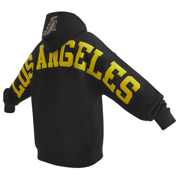 Pro Standard Lakers Pullover Hoodie - Men's - Black - Image 4