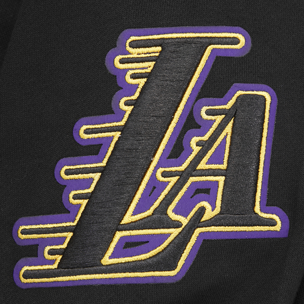 Pro Standard Lakers Pullover Hoodie - Men's - Black - Image 6