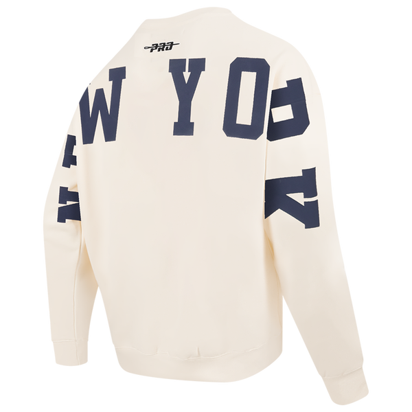 Pro Standard NEW YORK YANKEES SWEATSHIRT - Men's - Eggshell - Image 2