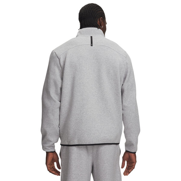 Under Armour Unstoppable Fleece 1/2 Zip - Men's - Black/Gray - Image 2