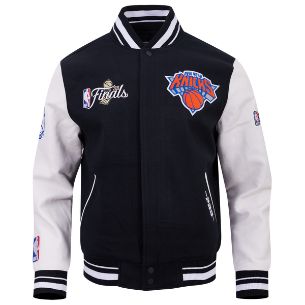 Pro Standard Knicks NBA Finals 2026 Rib Wool Varsity Jacket - Men's - Black - Image 3