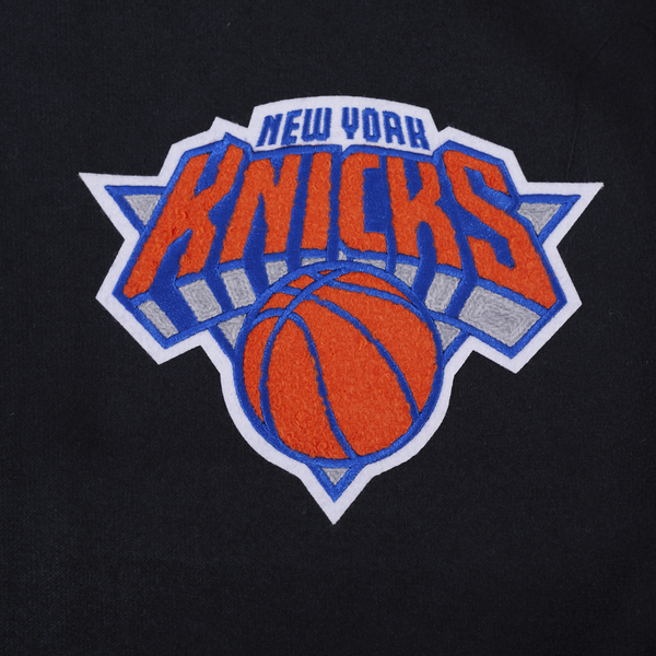 Pro Standard Knicks NBA Finals 2026 Rib Wool Varsity Jacket - Men's - Black - Image 9