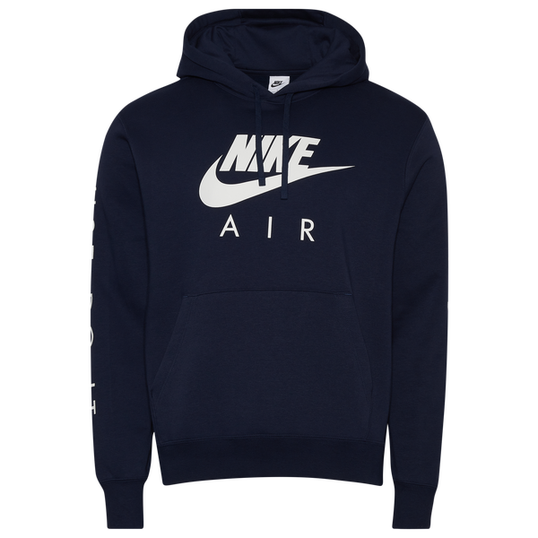 Nike Just Do It Hoodie - Men's - Navy/White