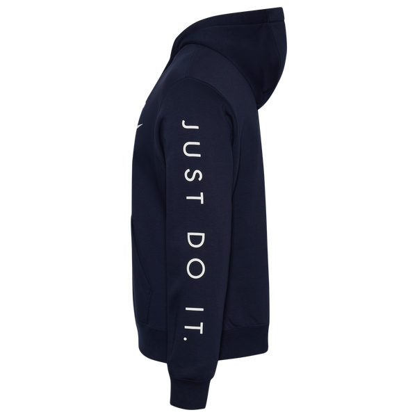 Nike Just Do It Hoodie - Men's - Navy/White - Image 3