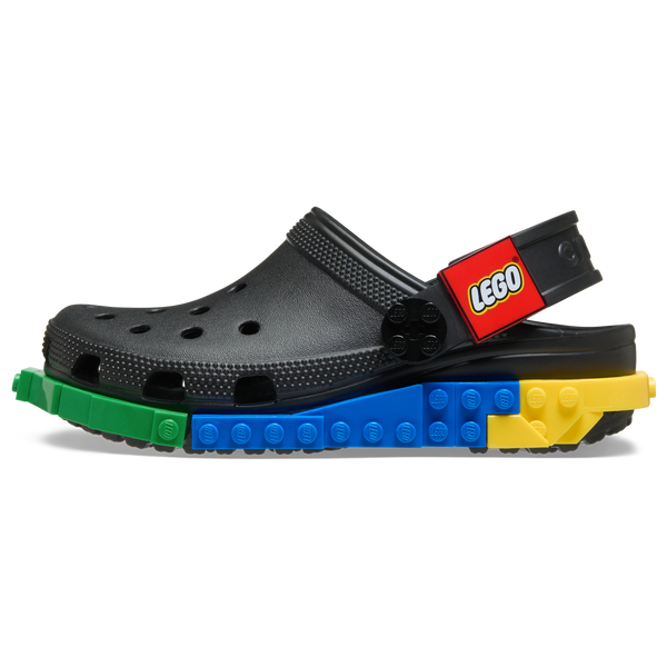 Crocs LEGO Clogs - Boys' Grade School - Black/Black - Image 2