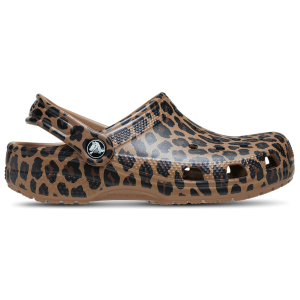 Crocs Leopard Classic Clogs - Girls' Grade School - Sepia Leopard
