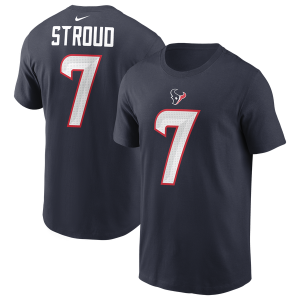 Nike CJ Stroud Texans Short Sleeve T-Shirt - Men's - Marine