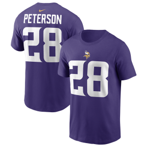 Nike Vikings Adrian Peterson Retired Player T-Shirt - Men's - Purple