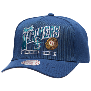 Mitchell & Ness Marlins Baseline Pro Pinch Cap - Adult - Navy