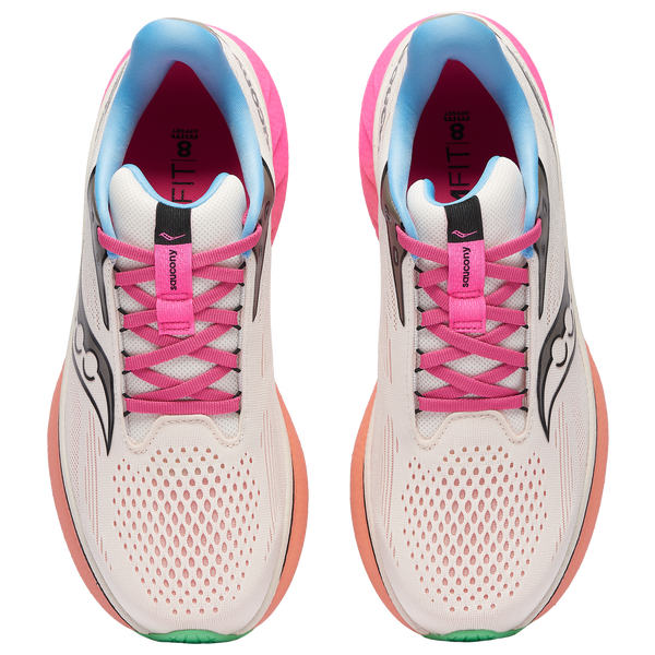 Saucony Ride 18 - Men's - Salmon/Red/White - Image 4