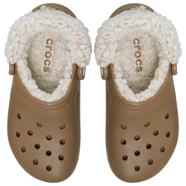 Crocs Classic Fleece Lined Clogs - Men's - Sepia - Image 4